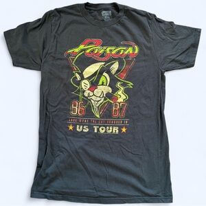 Poison Edgy Alternative look what the cat dragged in graphic tee